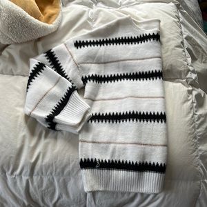 Sparkly striped sweater